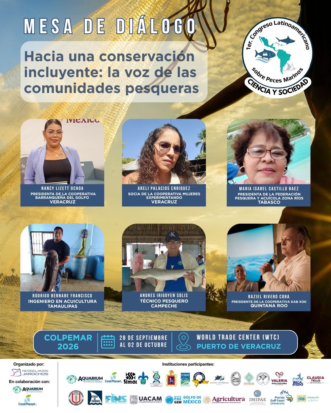 Mesa de diálogo - Hacia una conservación incluyente: la voz de las comunidades pesqueras